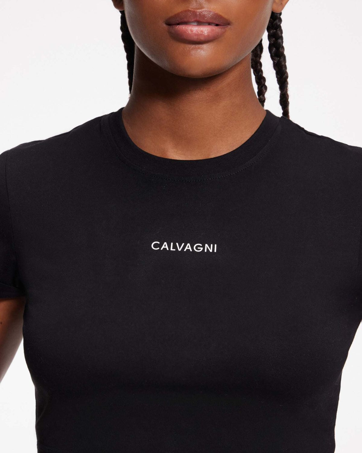 CAMISETA SKIN CROP | NEGRO