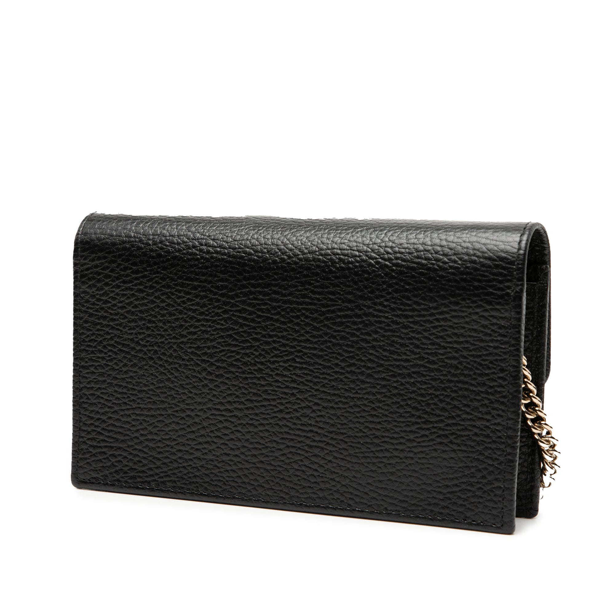Dollar Calfskin Interlocking G Wallet on Chain