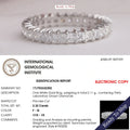 Princess Cut Full Eternity Wedding Band