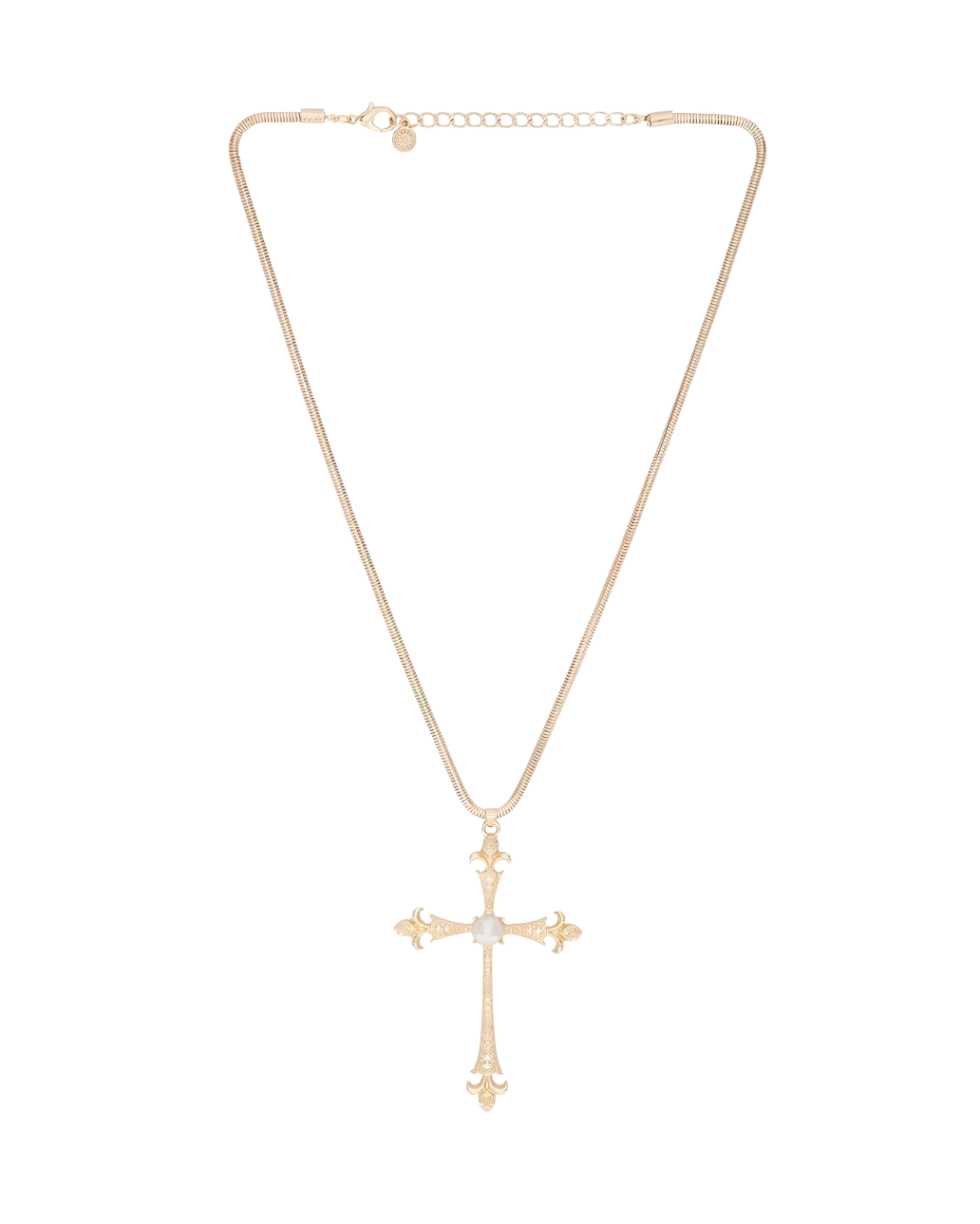 ETERNAL CROSS PENDANT NECKLACE