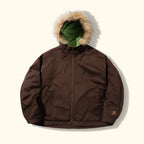 Reversible Fur Hooded Jacket