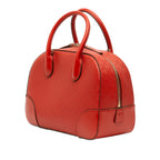 Diamante Bright Leather Satchel