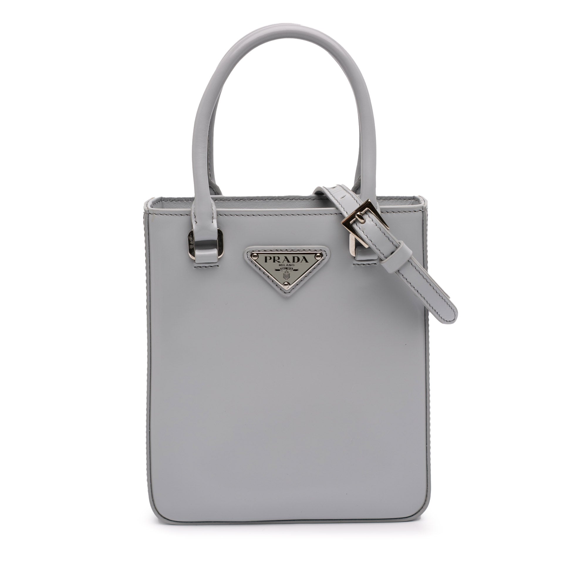 Small Leather Brushed Tote