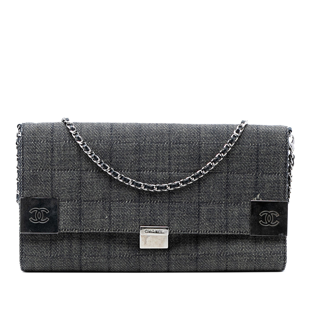 CC Chocolate Bar Denim Flap