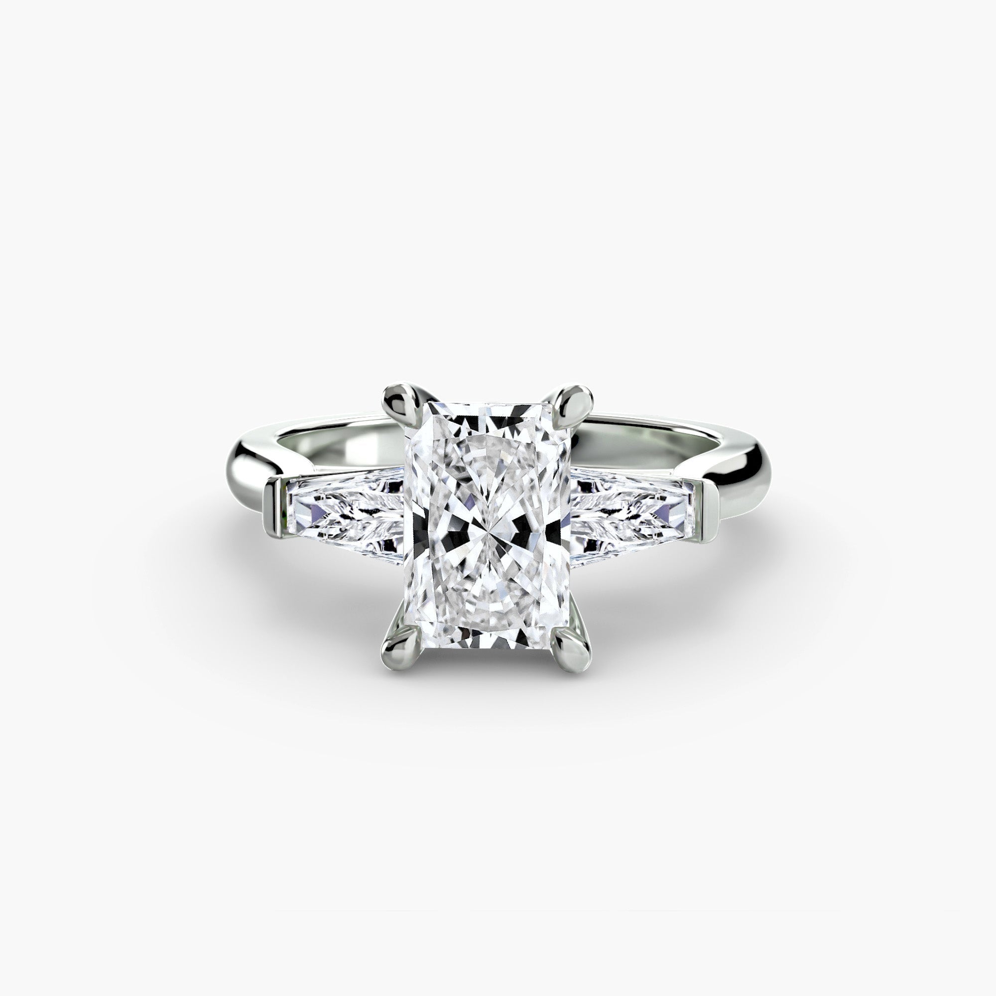 Tapered Baguette Three-Stone Ring