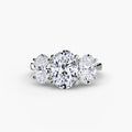 Oval Three-Stone Ring