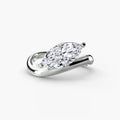 Single Wave Solitaire Ring