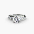 Tapered Pavé Solitaire