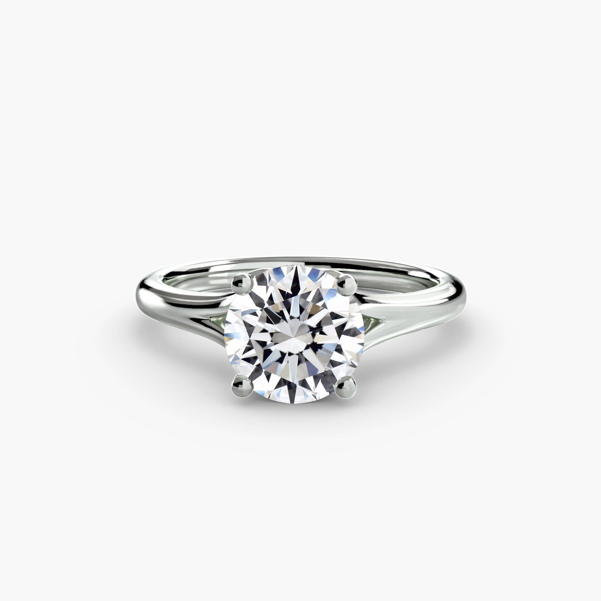 Tall Cathedral Solitaire Ring