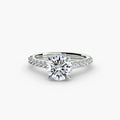 Full Pavé Band Solitaire