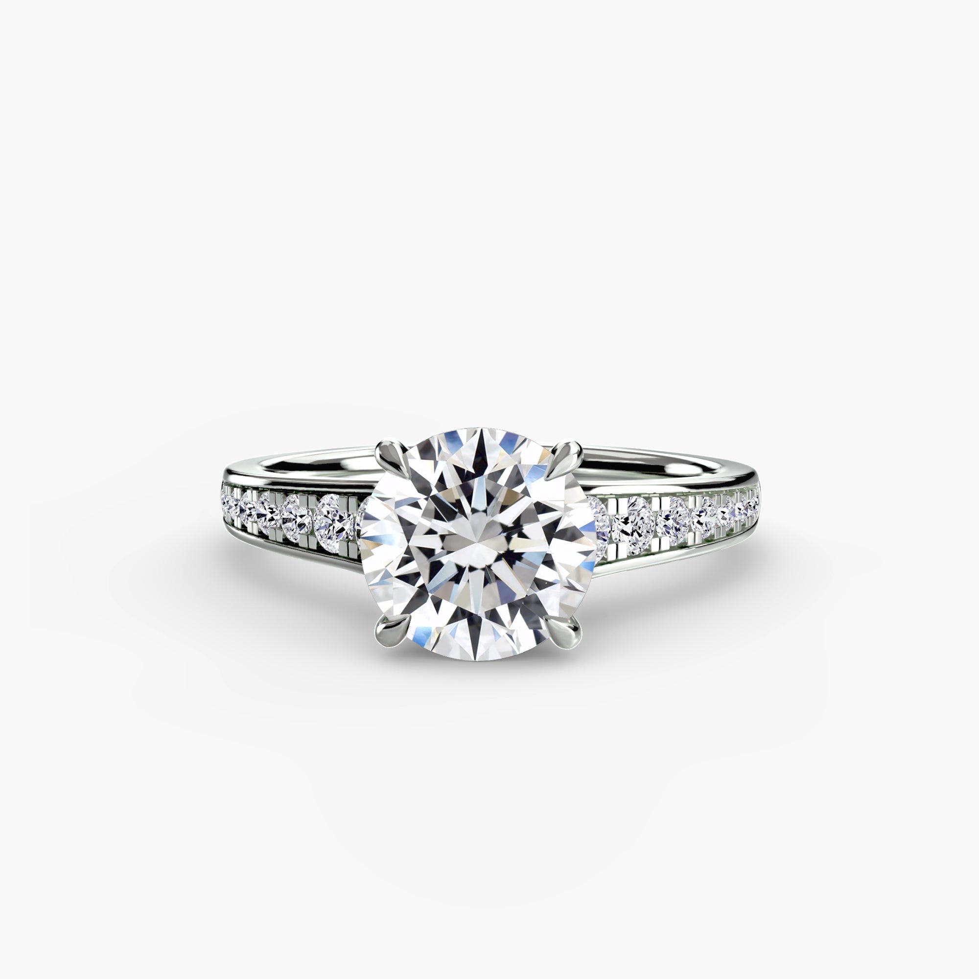Cathedral Pavé Solitaire