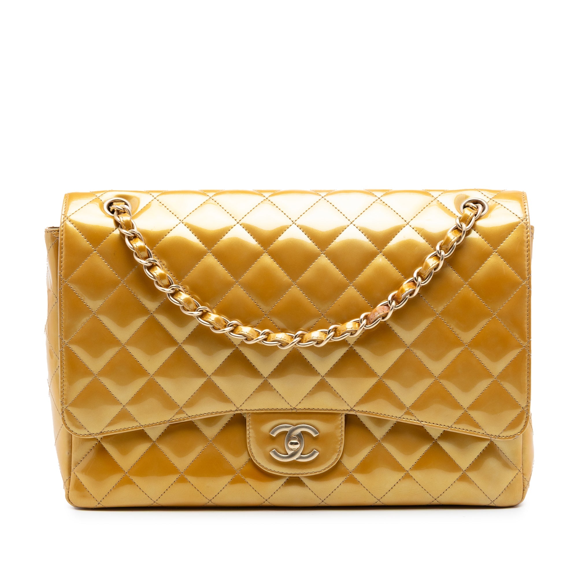 Maxi Classic Patent Single Flap