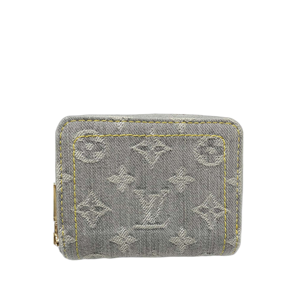 Monogram Denim Zippy Coin Purse