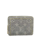 Monogram Denim Zippy Coin Purse