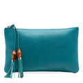 Calfskin Bamboo Clutch