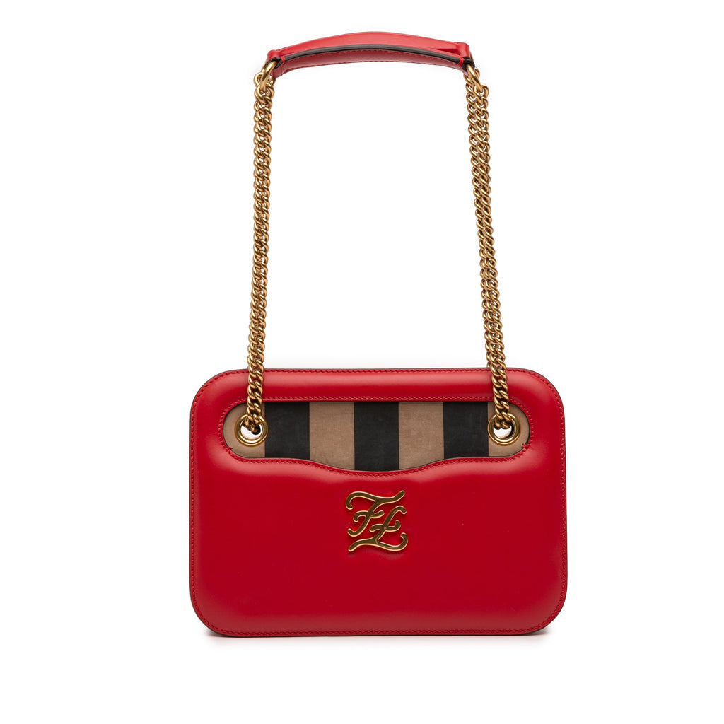 Calfskin Vitello King Nubuck Pequin Karligraphy Pocket Shoulder Bag