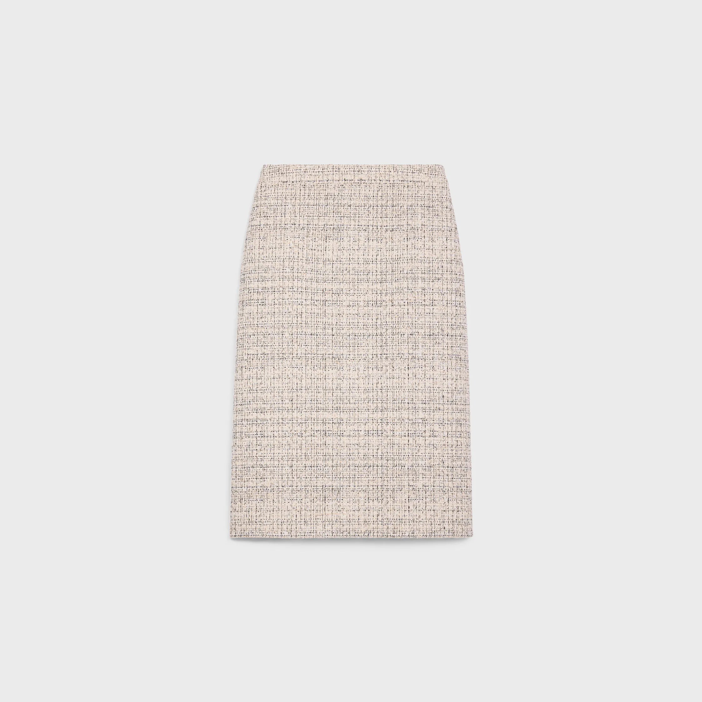 Celine Jupe Crayon Skirt — Beige