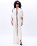 Ivory Eve Dress With Embroidery By KYNAH, Luxury Indian Fashion & Bridal Wear