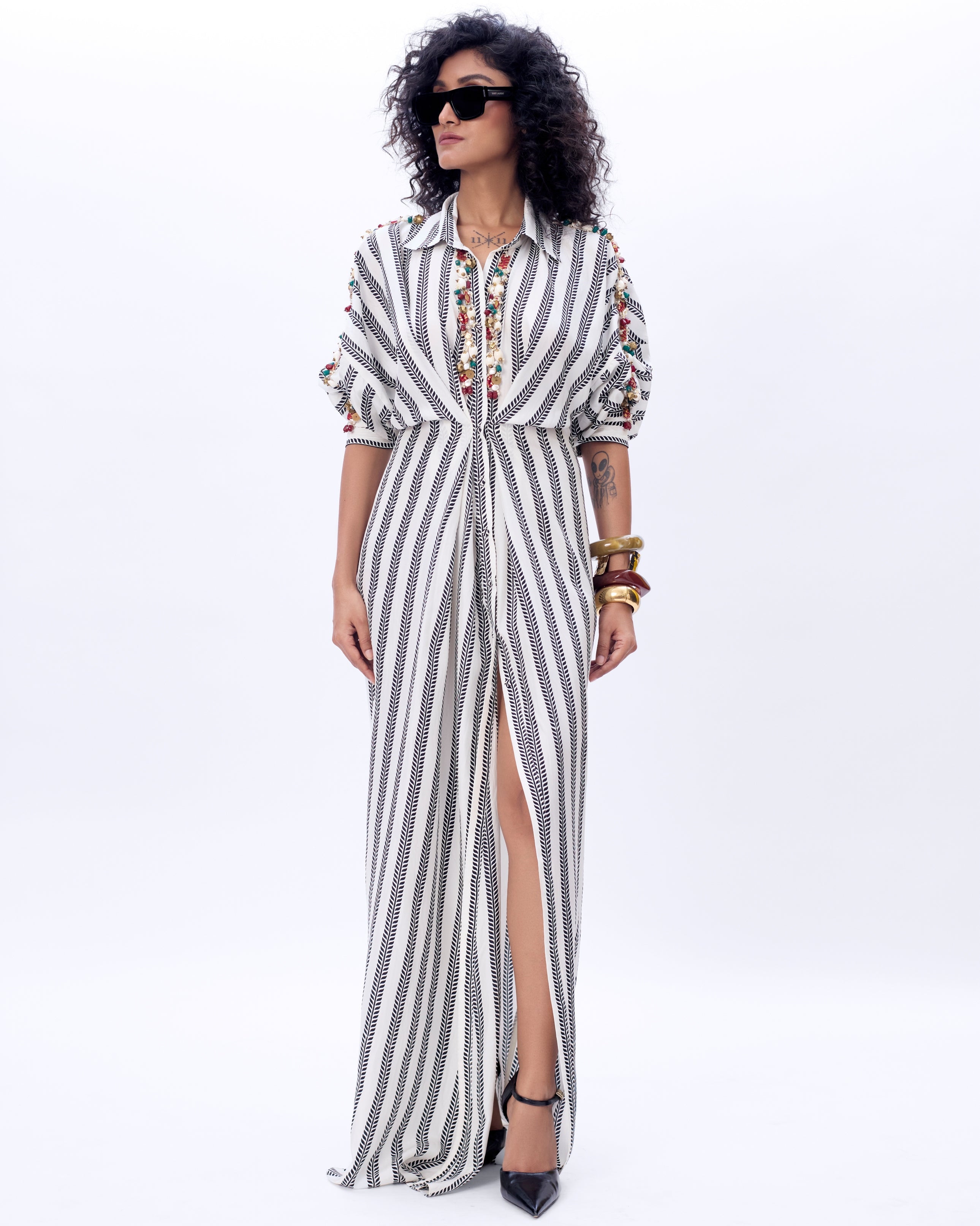 Eve Dress With Embroidery By KYNAH, Luxury Indian Fashion & Bridal Wear