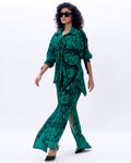 Lolo 3.0 Shirt With Embroidery And Rafelle Skirt By KYNAH, Luxury Indian Fashion & Bridal Wear