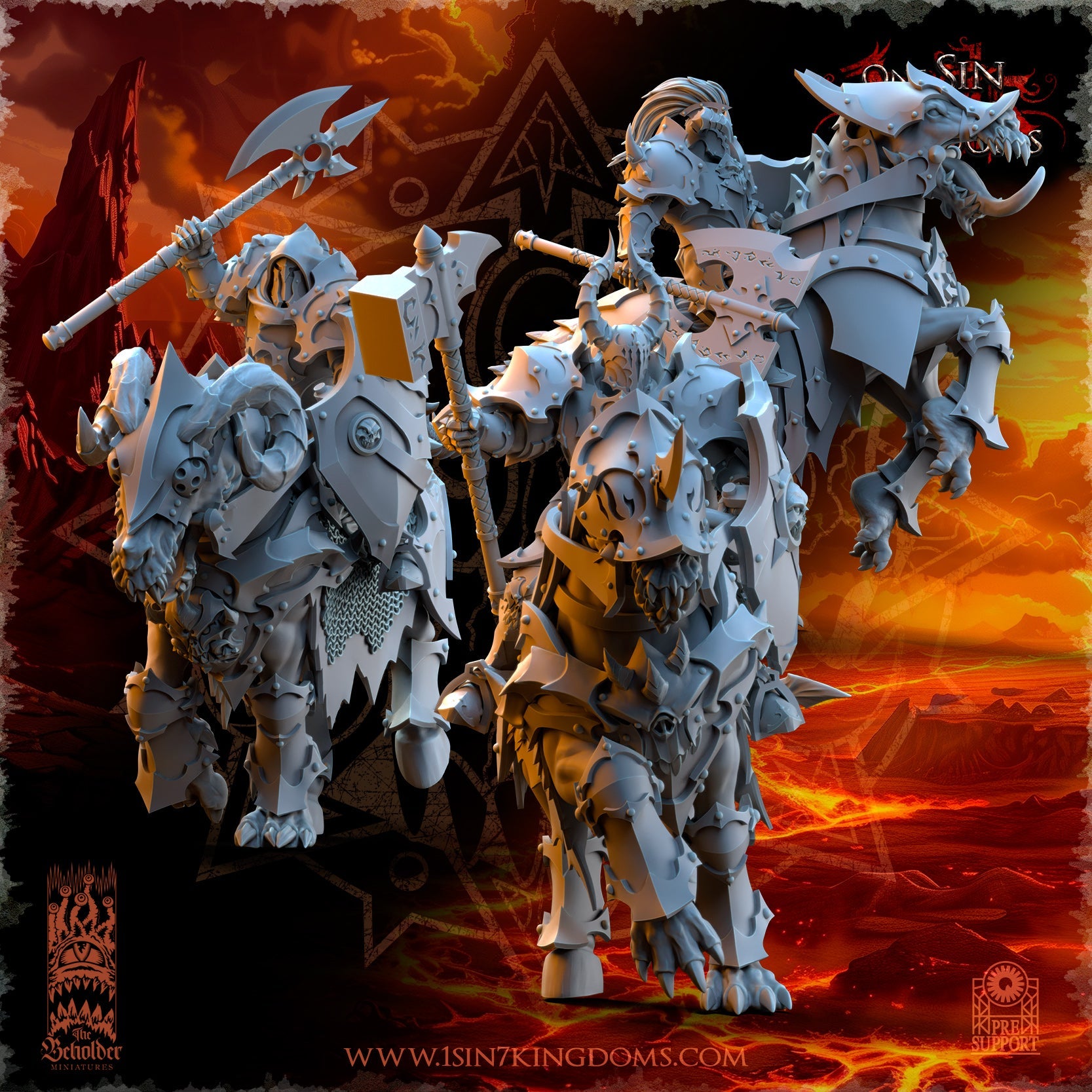 Ascended Knights, The Beholder Miniatures
