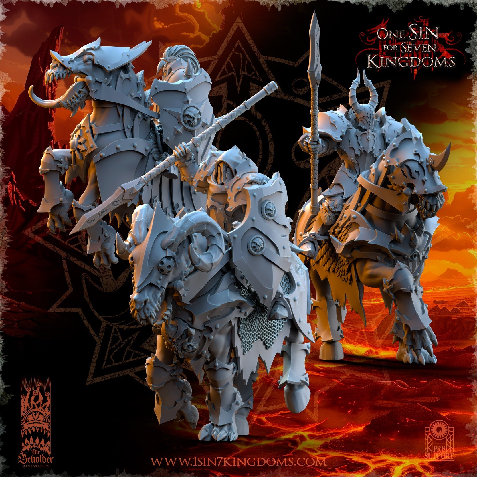 Ascended Knights, The Beholder Miniatures