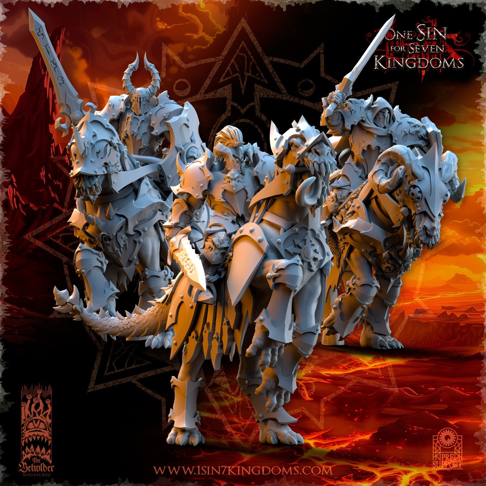 Ascended Knights, The Beholder Miniatures