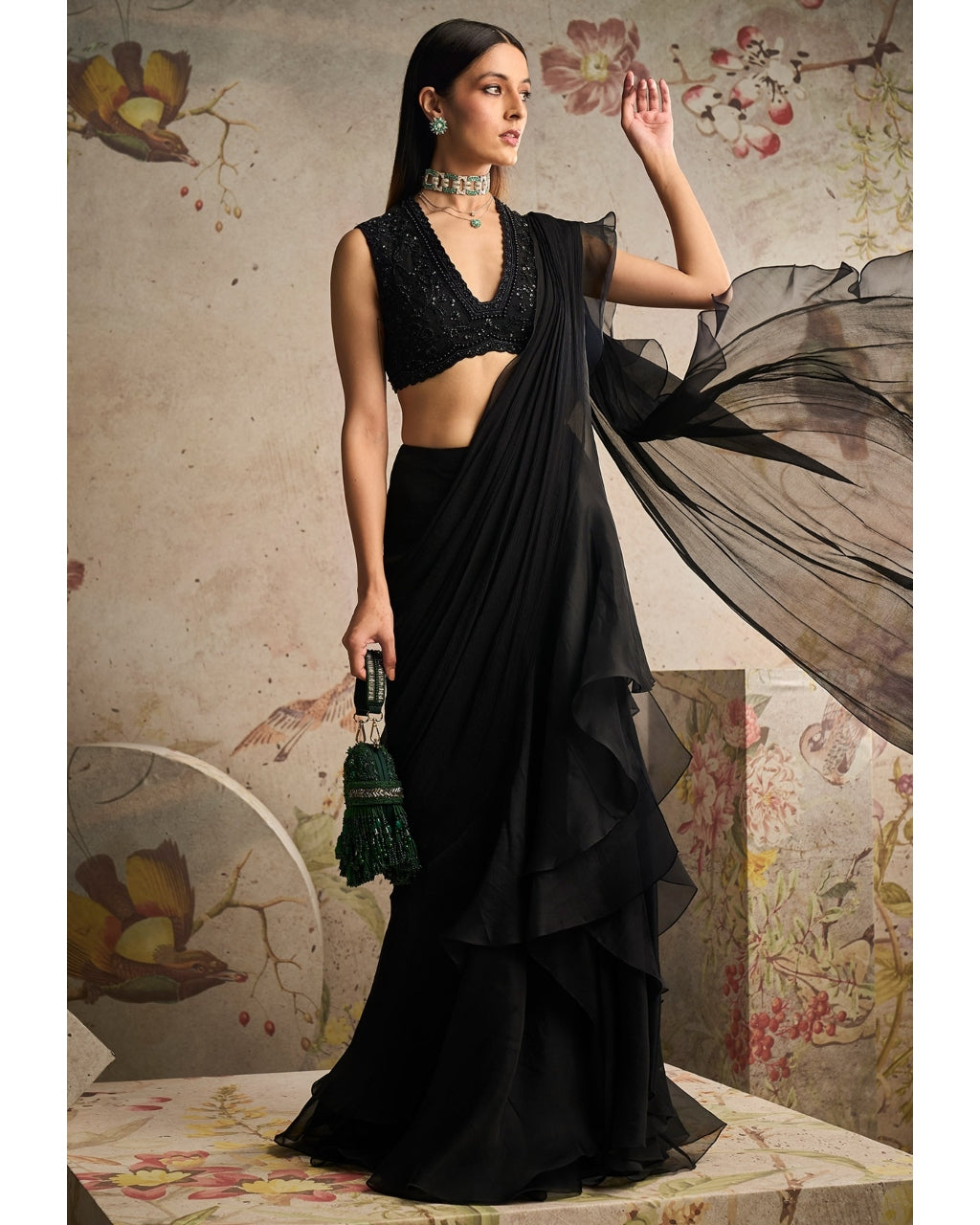 Spotlight Sari Set By KYNAH, Luxury Indian Fashion & Bridal Wear