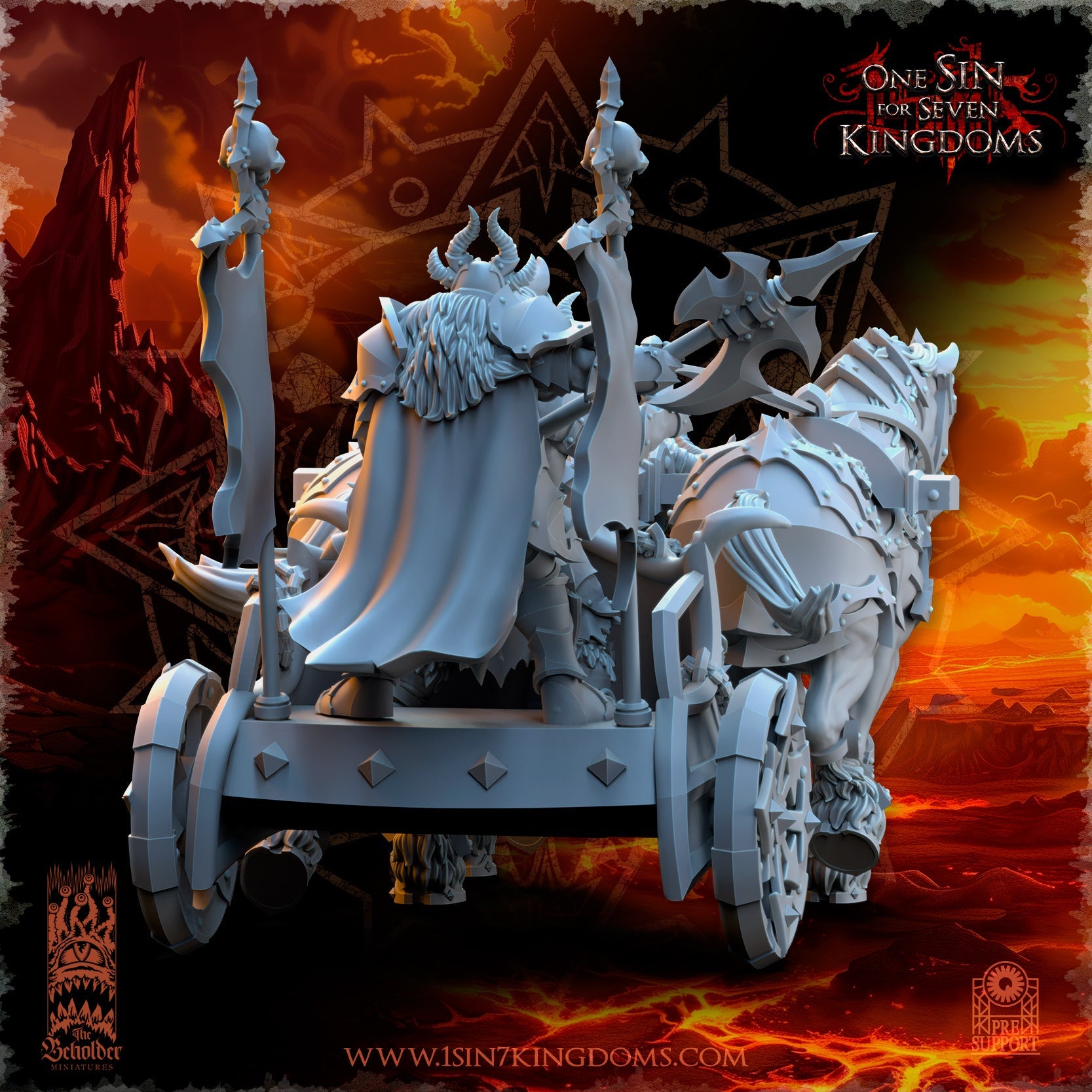 Deathbringer Chariot, The Beholder Miniatures