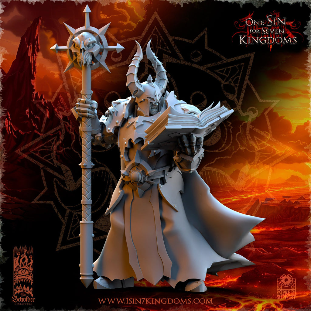 Demonaz, Ascended Sorcerer, The Beholder Miniatures