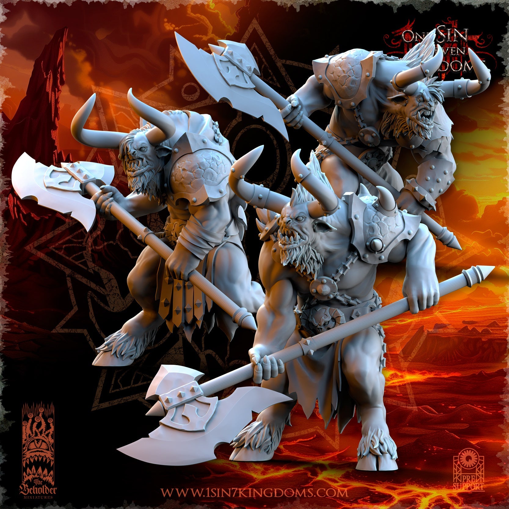 Minotaurs, The Beholder Miniatures