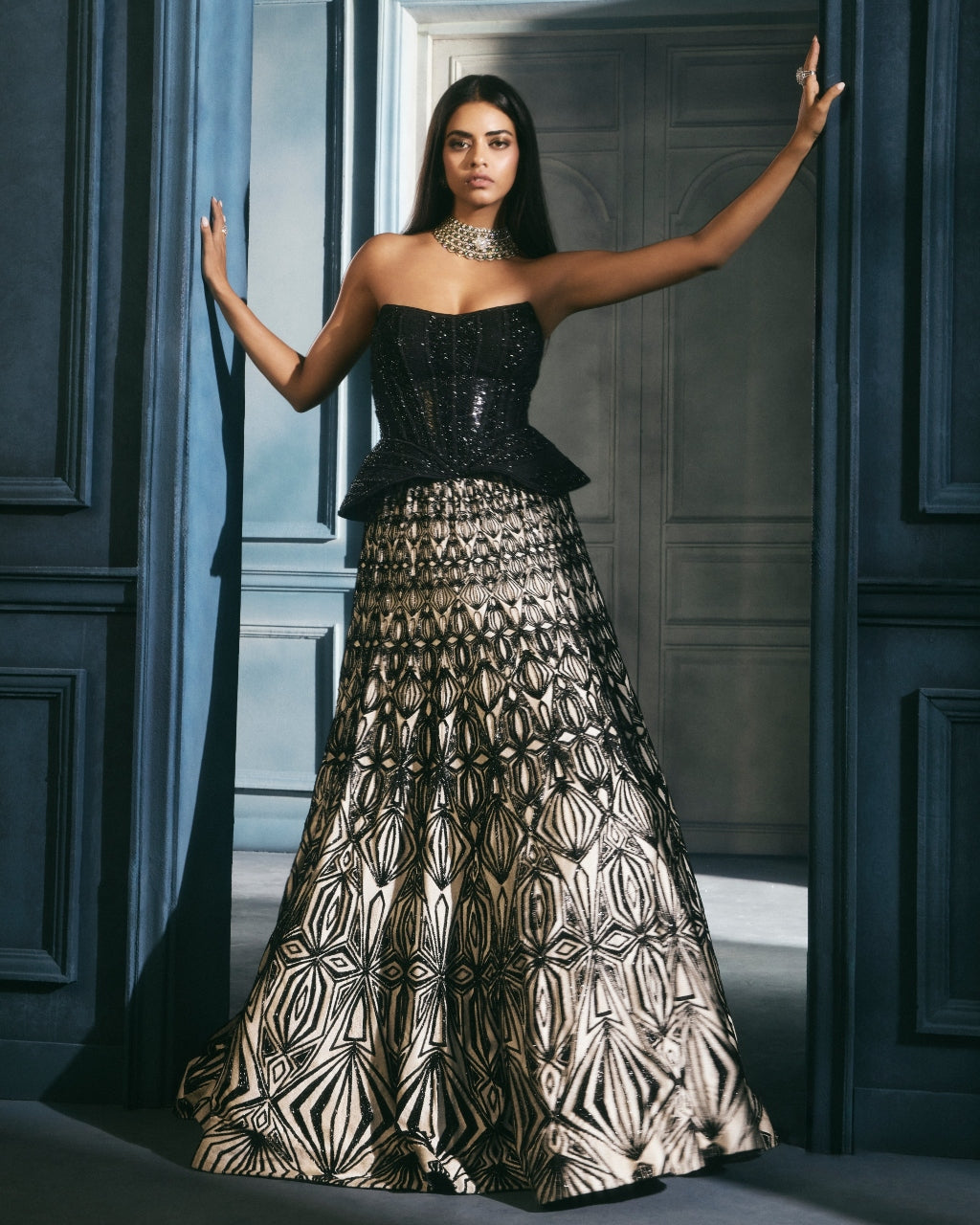 Sterling Lehenga Set By KYNAH, Luxury Indian Fashion & Bridal Wear