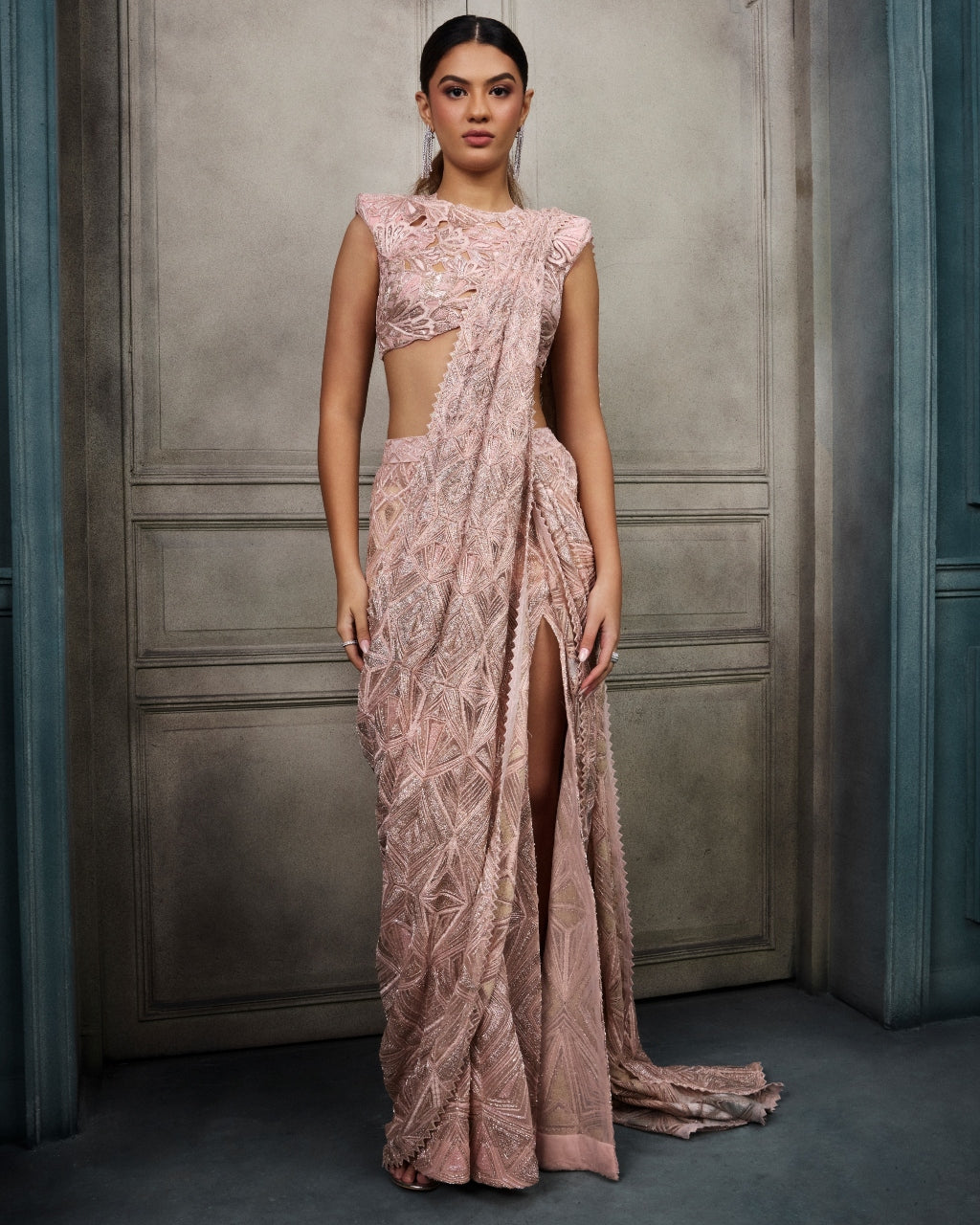 Pixie Lehenga Sari Set By KYNAH, Luxury Indian Fashion & Bridal Wear
