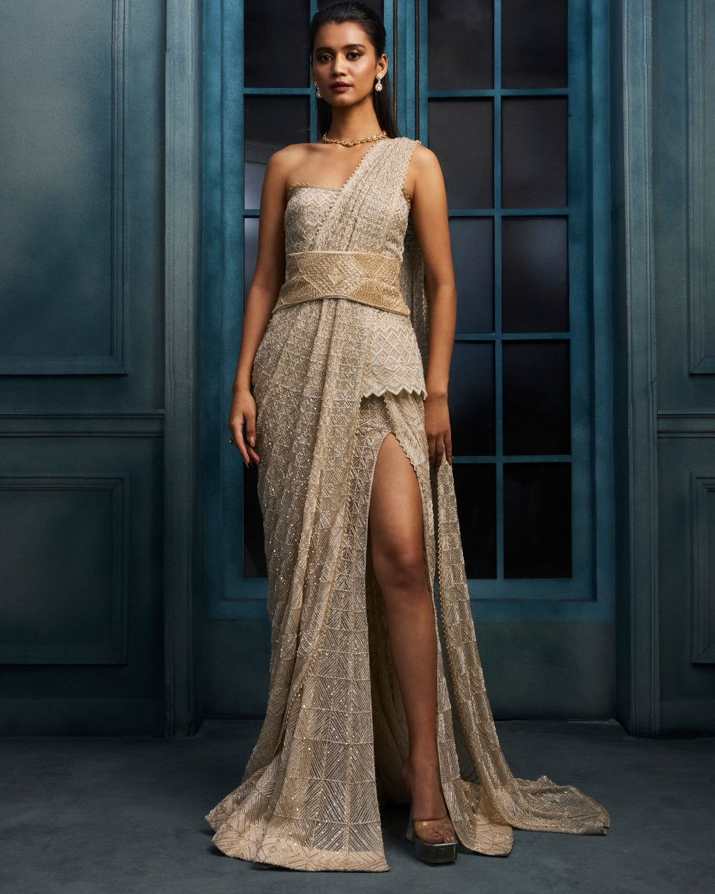 Vienna Lehenga Sari Set By KYNAH, Luxury Indian Fashion & Bridal Wear
