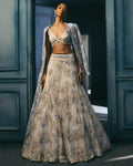 Glacial Lehenga Set By KYNAH, Luxury Indian Fashion & Bridal Wear