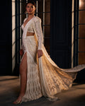 Dove Jacket Set By KYNAH, Luxury Indian Fashion & Bridal Wear
