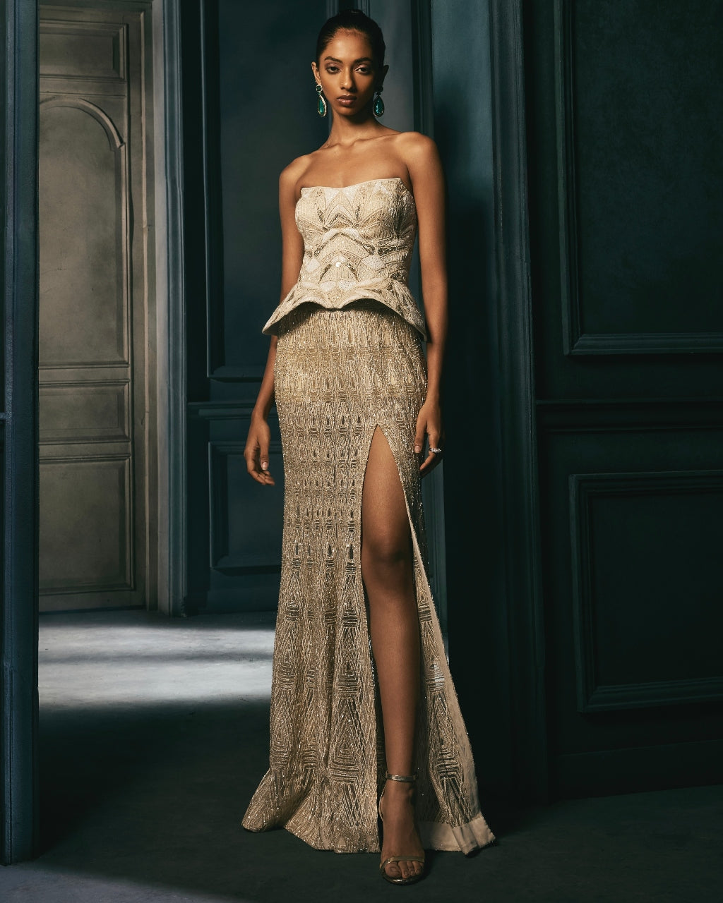 Giselle Corset Set By KYNAH, Luxury Indian Fashion & Bridal Wear