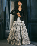 Raven Lehenga Set By KYNAH, Luxury Indian Fashion & Bridal Wear