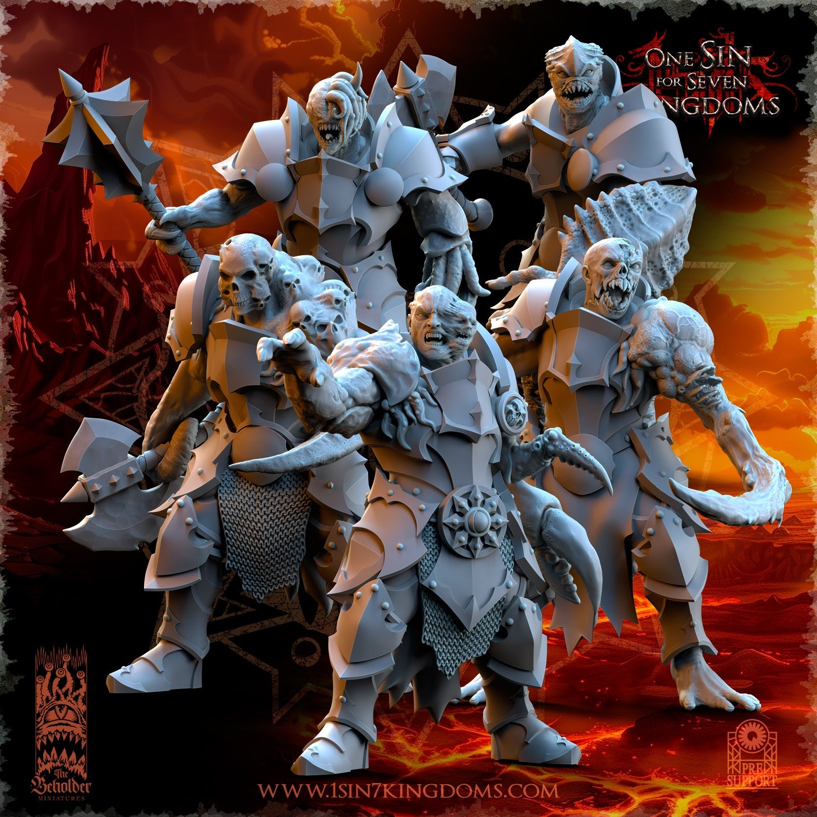 Tainted Warriors, The Beholder Miniatures