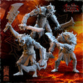 Trolls paired weapons, The Beholder Miniatures