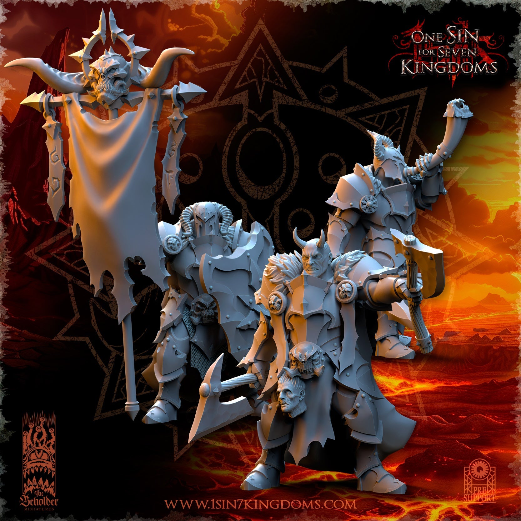 Warriors, The Beholder Miniatures