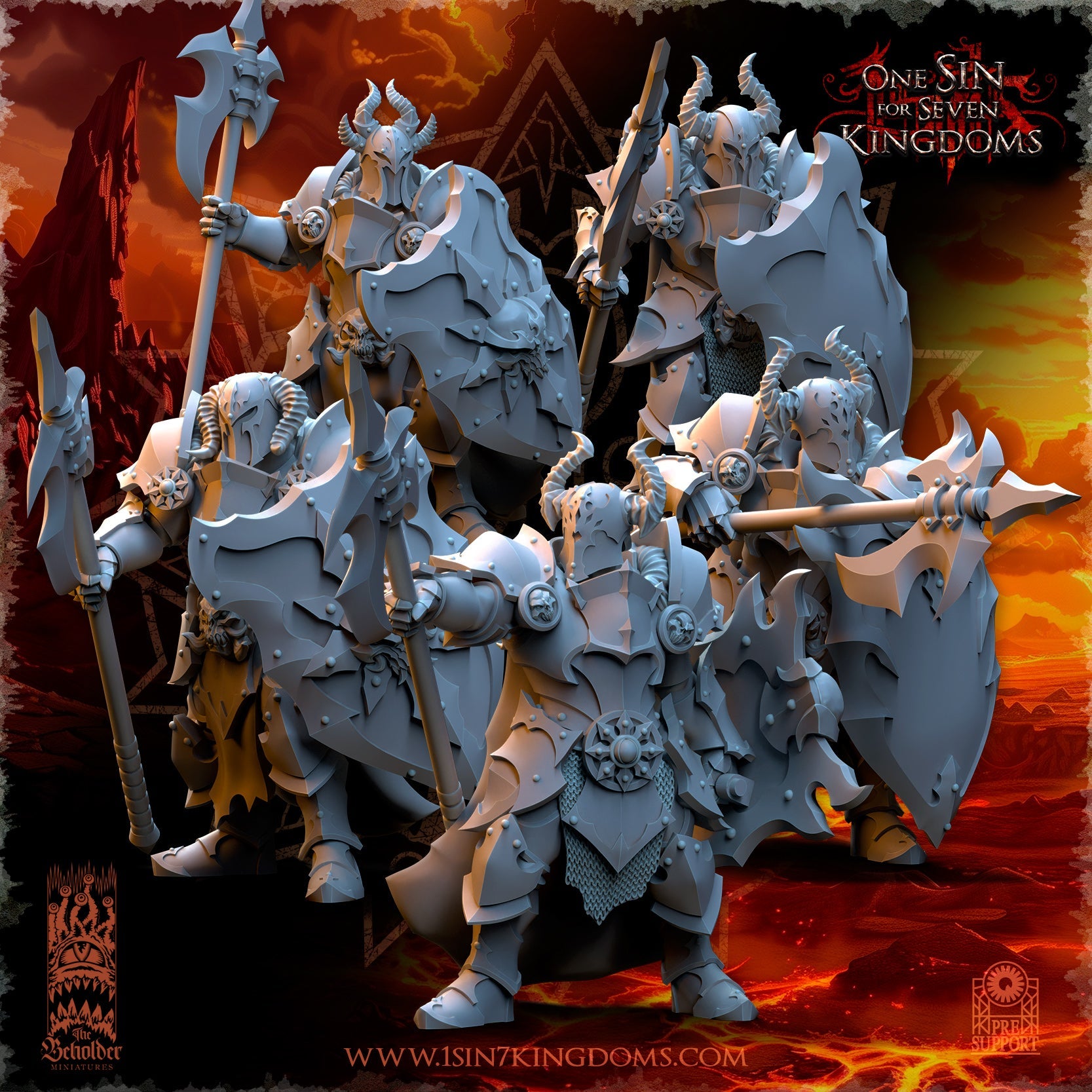 Warriors, The Beholder Miniatures