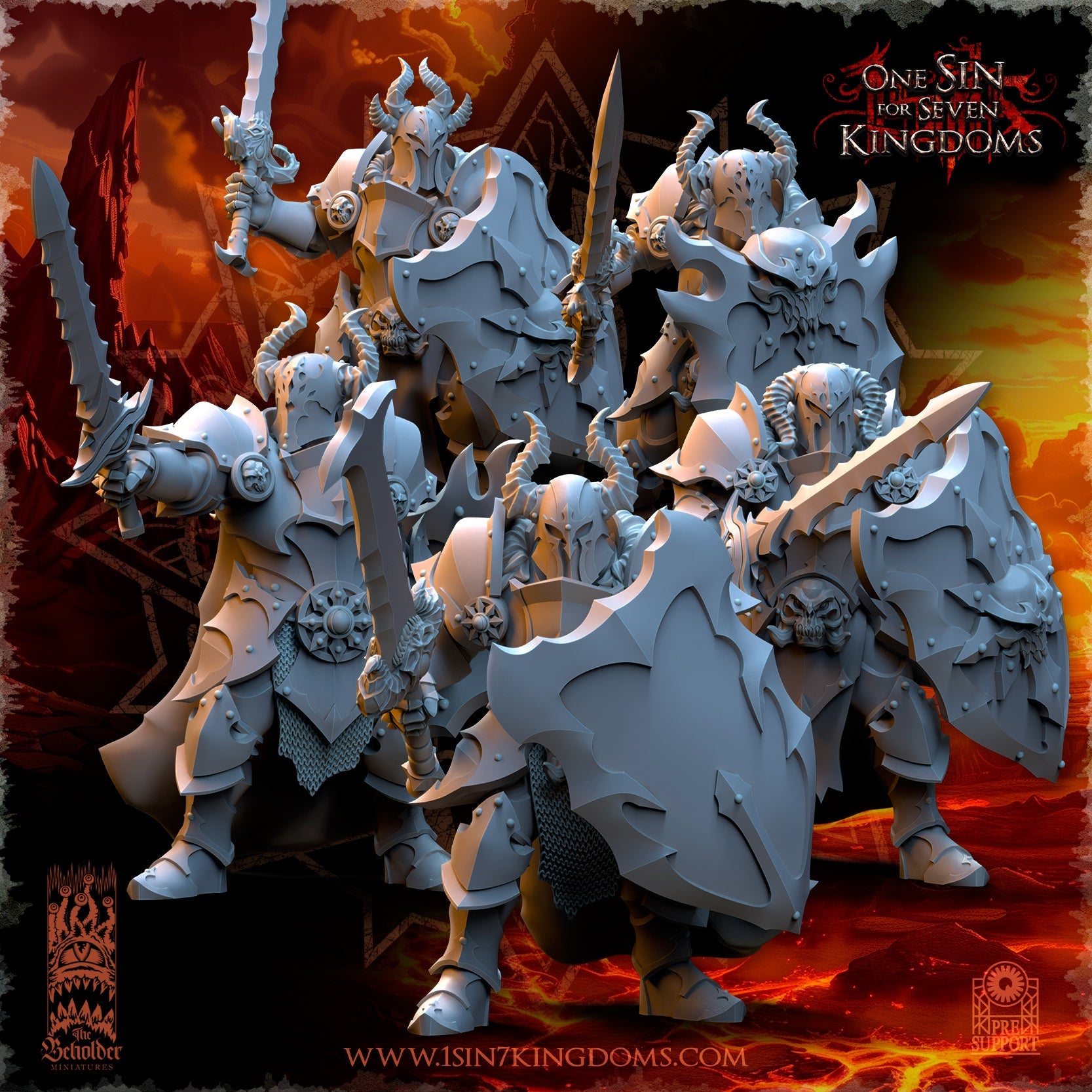 Warriors, The Beholder Miniatures