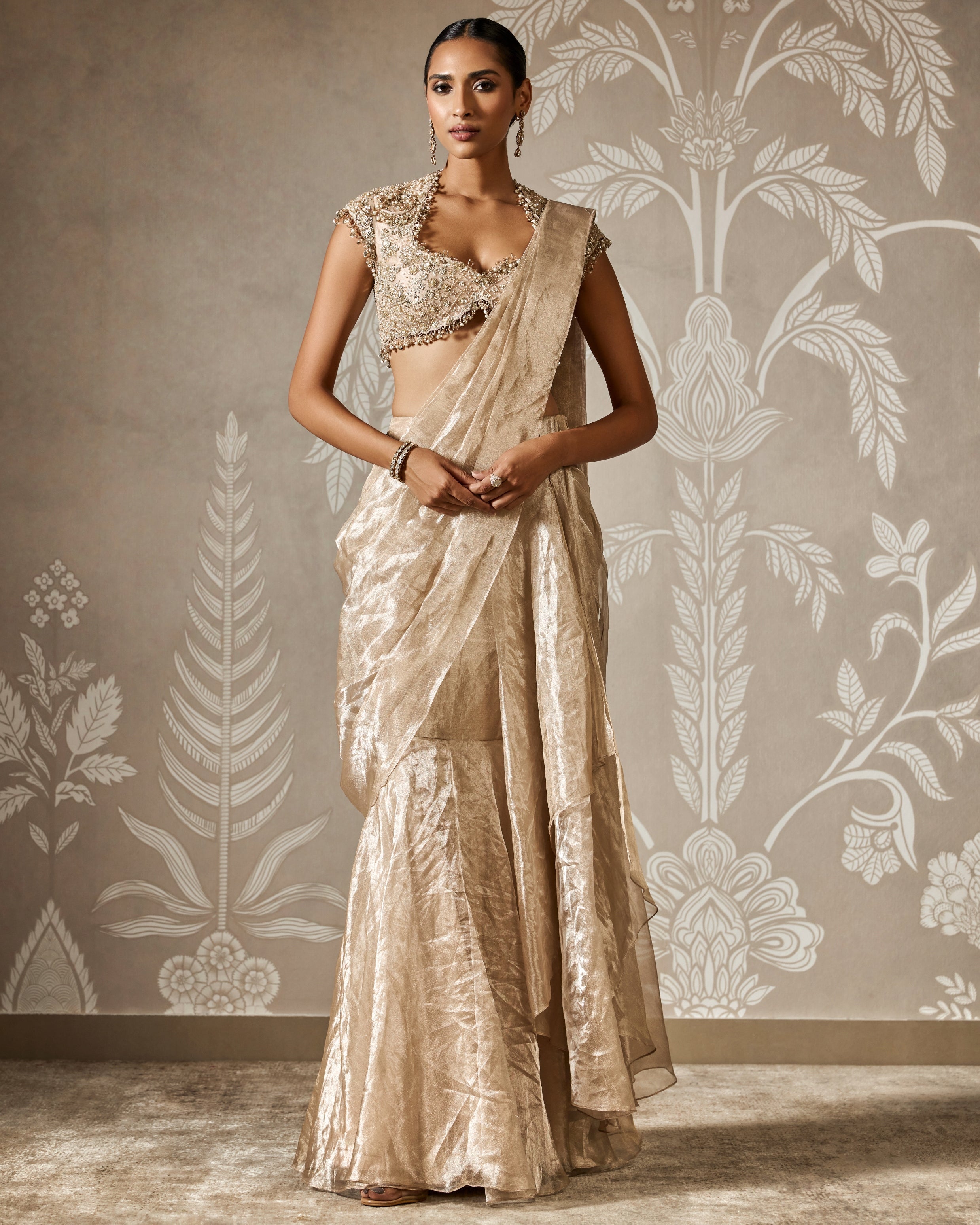 Tarana Sari Set By KYNAH, Luxury Indian Fashion & Bridal Wear