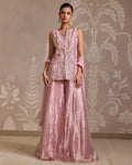 Lilac Gold Furl Sharara Set By KYNAH, Luxury Indian Fashion & Bridal Wear
