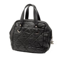Quilted Coated Canvas Paris Biarritz Bowler Bag