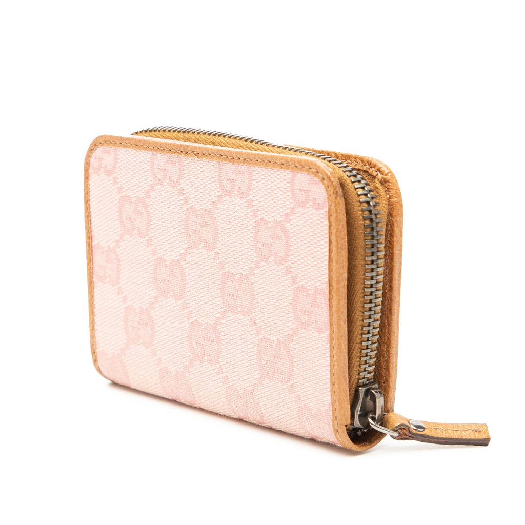 GG Canvas Zip Coin Pouch