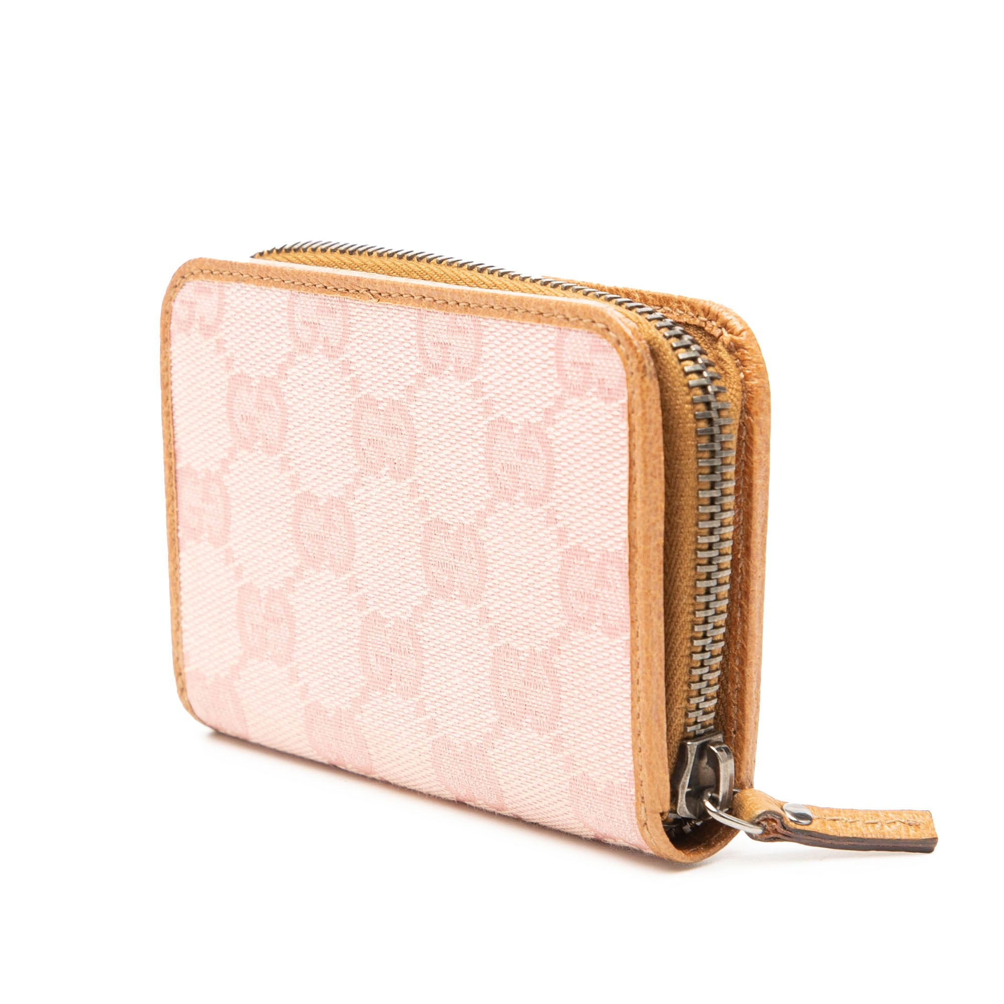GG Canvas Zip Coin Pouch