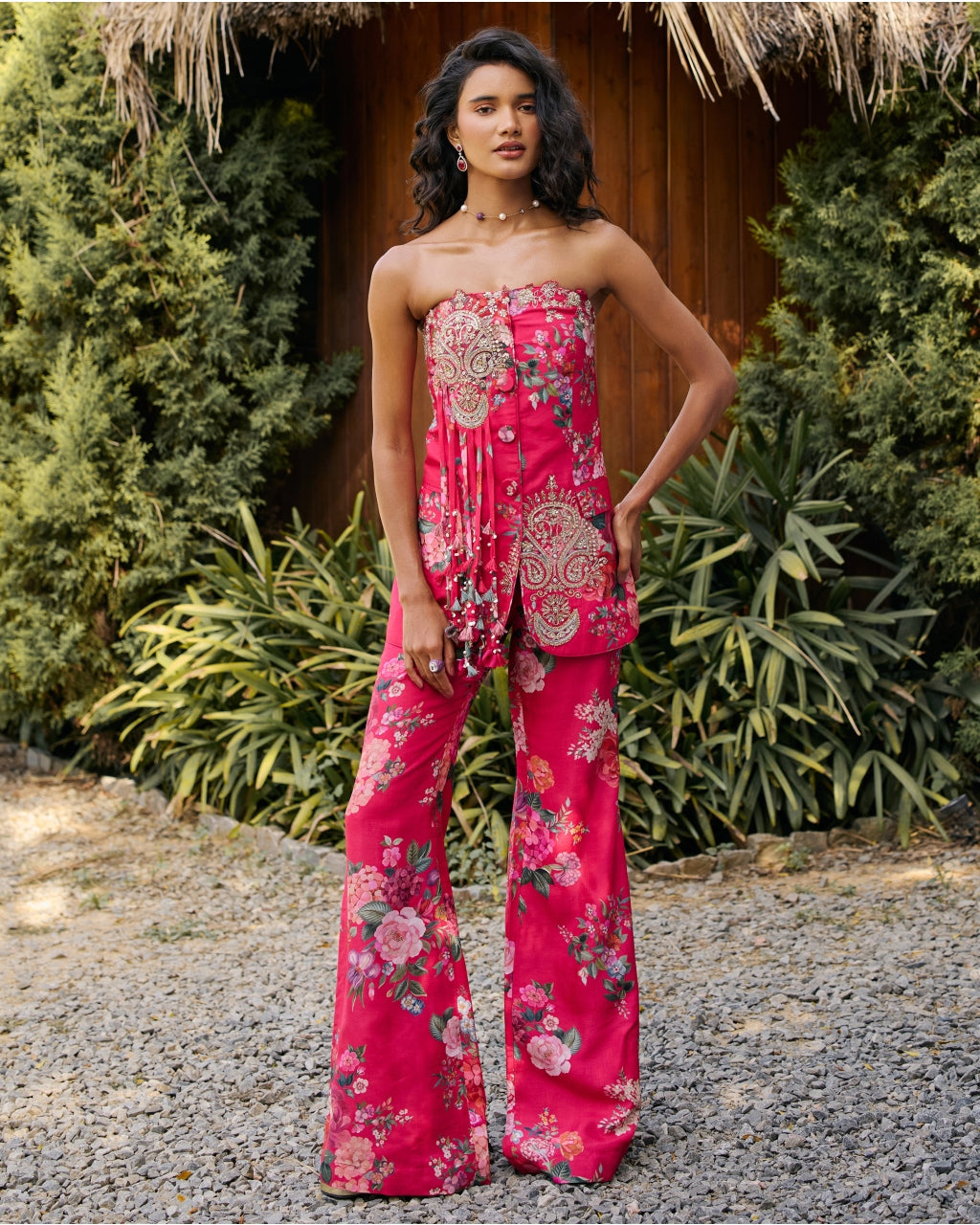 Bloom Pants Set By KYNAH, Luxury Indian Fashion & Bridal Wear