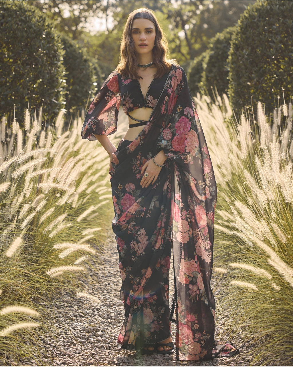 Arabella Sari Set By KYNAH, Luxury Indian Fashion & Bridal Wear